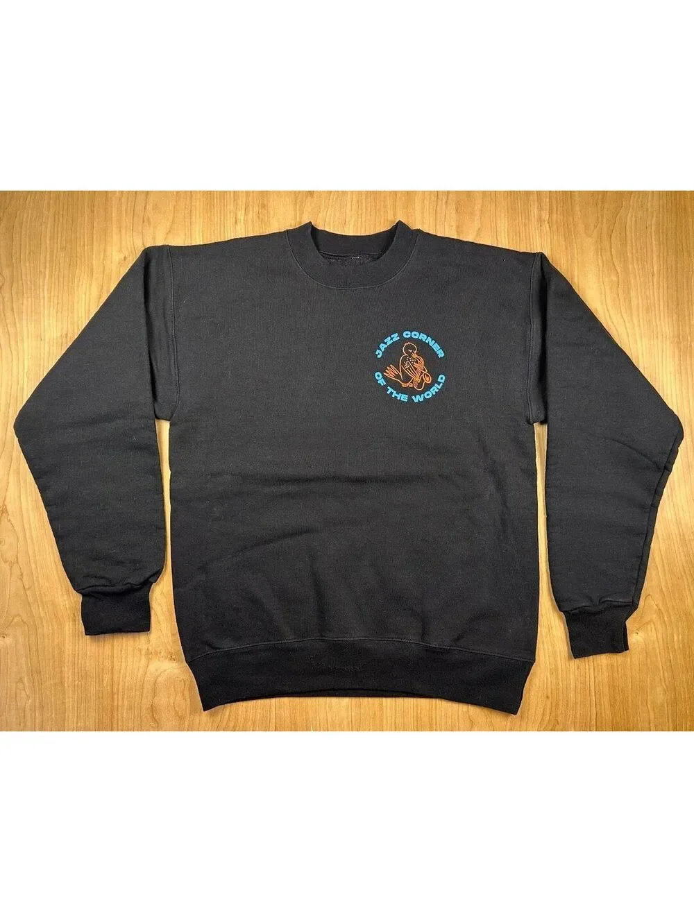 Vintage 90s Birdland Jazz Corner of the World Sweatshirt medium charlie parker